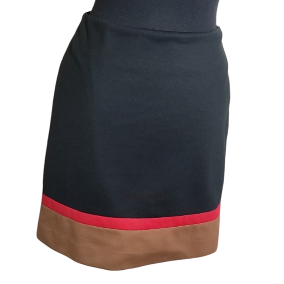 LOFT Dresses & Skirts - Ann Taylor Loft colorblock a line mini skirt size 2